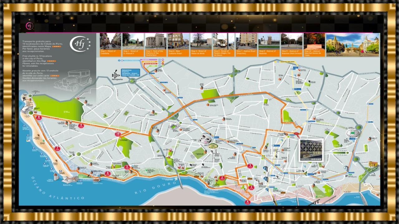 Hotel Jaguar Oporto - Airport To Hotel And City Center And Vice-Versa Is A Free And Continuous Shuttle Service From 7Am To 8Pm المظهر الخارجي الصورة